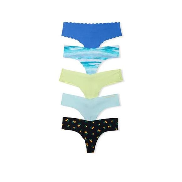 Victoria's Secret 5-pack Thong Panties - Picture 1 of 1